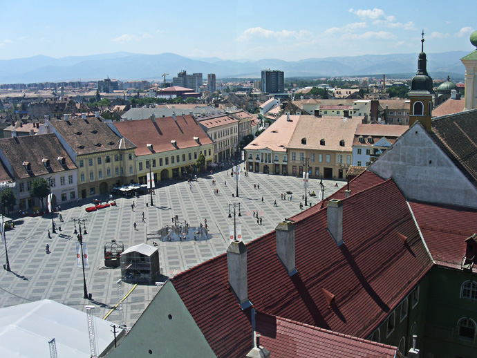 Vue de Sibiu