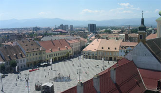 Vue de Sibiu