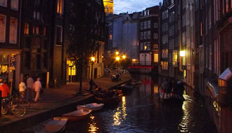 La nuit à Amsterdam