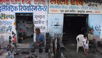 Entre Agra et Delhi
