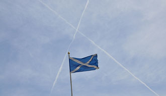 Le drapeau écossais