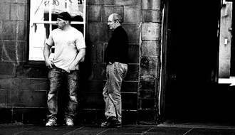 Dans une rue d'Edimbourg
