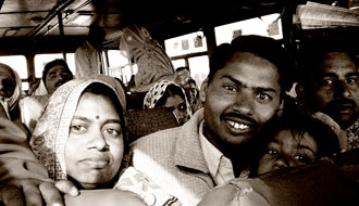 Inde, bus de campagne
