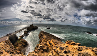 Biarritz : Rocher de la Vierge