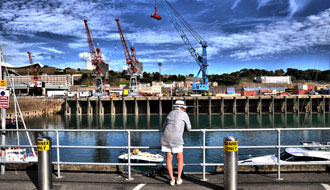 Jersey, port de Saint-Hélier