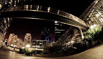 La Défense by night