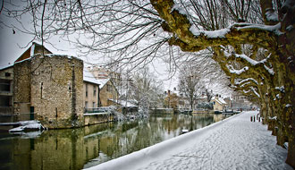 Montargis en hiver