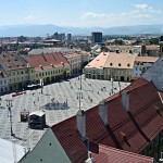 Vue de Sibiu - Roumanie