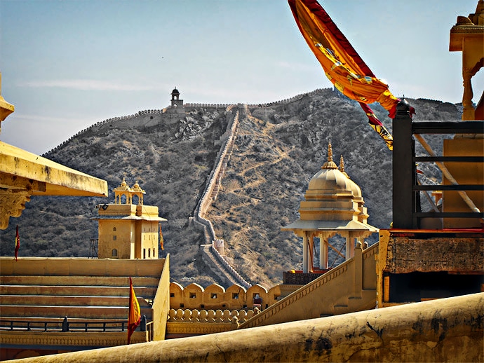Inde, Rajasthan, Jaipur, fort d'Amber