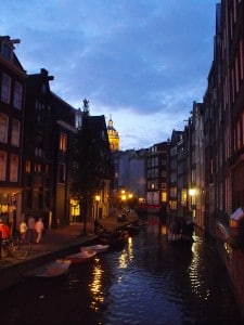 La nuit à Amsterdam