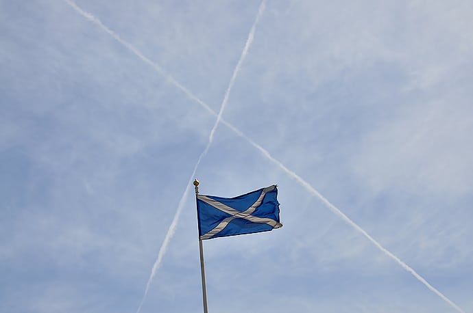 Le drapeau écossais