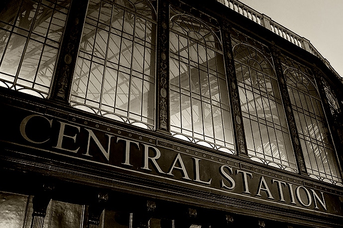 Central station, Glasgow, Ecosse