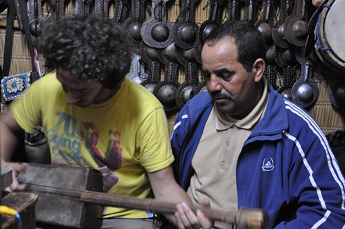 Rencontre avec des musiciens Gnawa