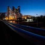 La Défense, la nuit