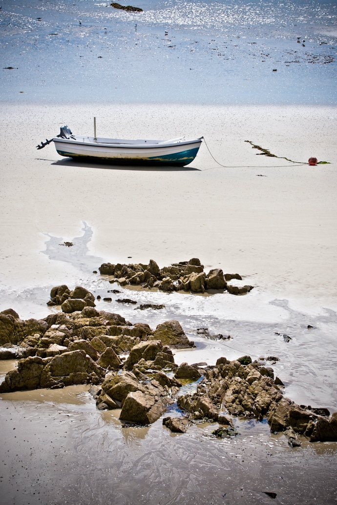 Une plage de Jersey