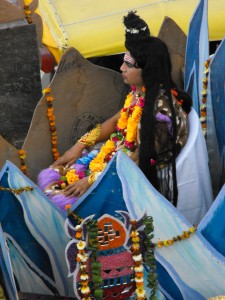 Procession en l'honneur de Shiva