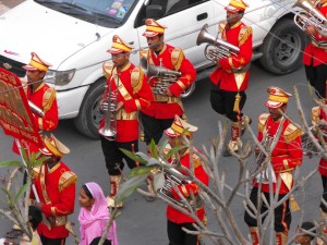 Procession en l'honneur de Shiva