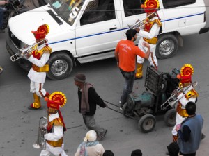 Procession en l'honneur de Shiva