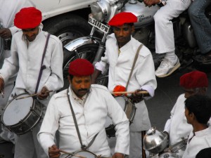 Procession en l'honneur de Shiva