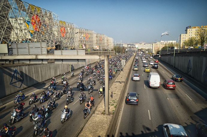 Manif moto, Paris, 25 mars 2012