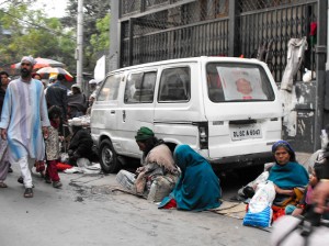 Dans les rues de Delhi...