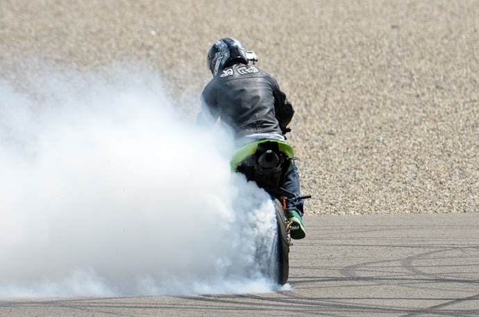 Hollande - IVECO TT ASSEN 2012 motoGP - stunt