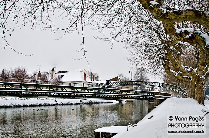 Montargis en hiver