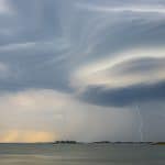 Orage, Séné, Morbihan, Bretagne.