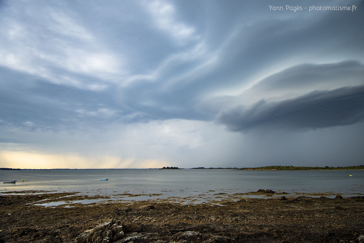 Orage, Séné, Morbihan, Bretagne.