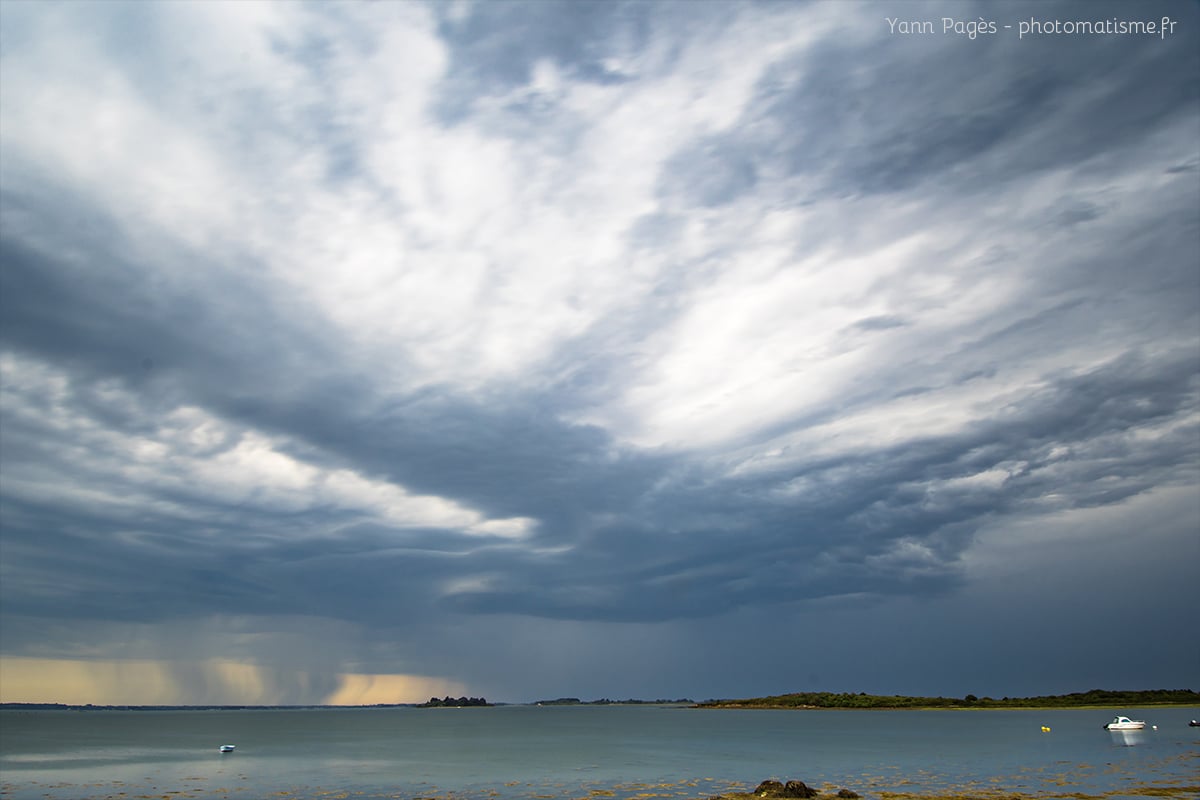 Orage, Séné, Morbihan, Bretagne.