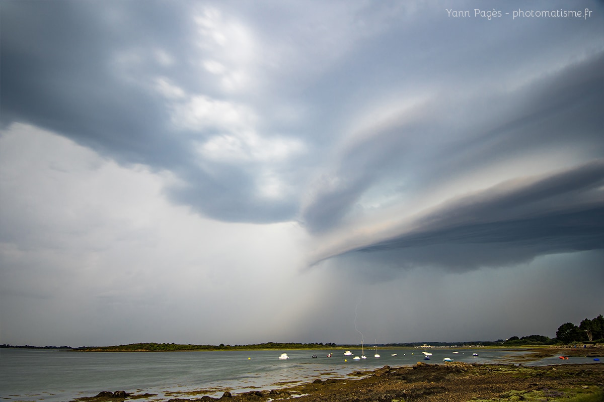 Orage, Séné, Morbihan, Bretagne.