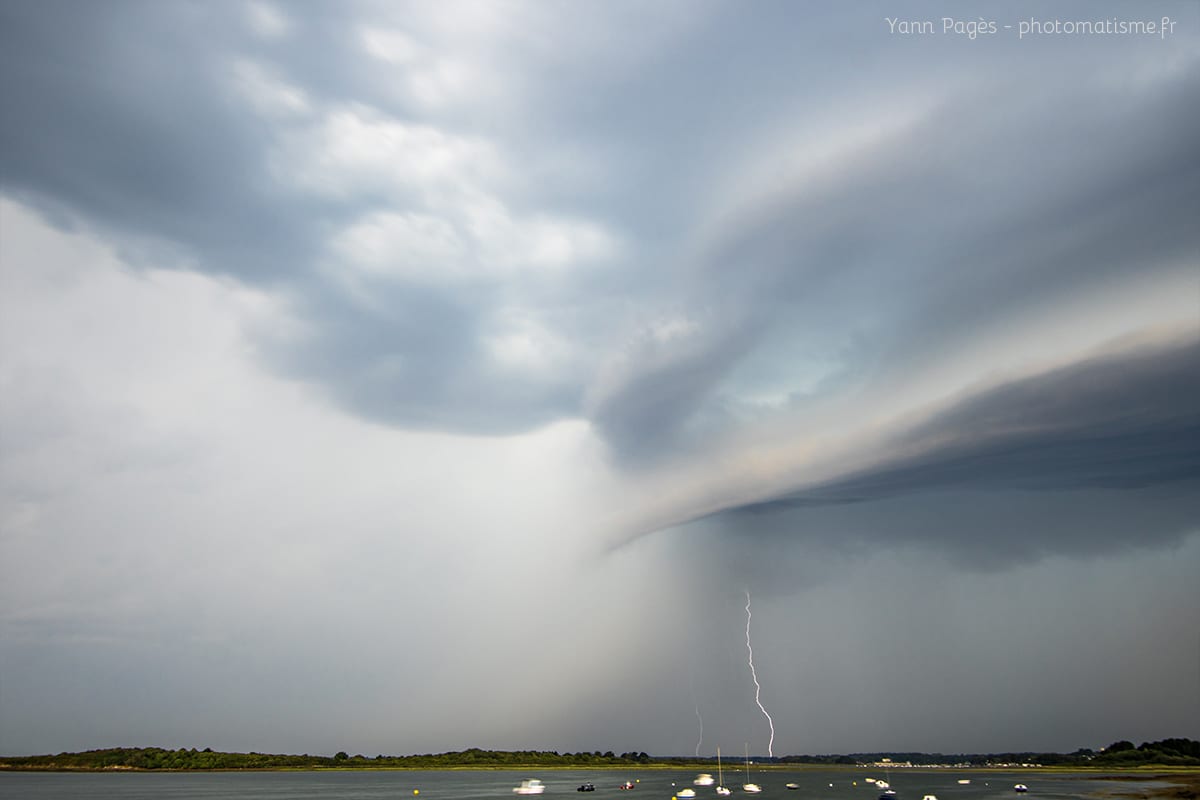 Orage, Séné, Morbihan, Bretagne.