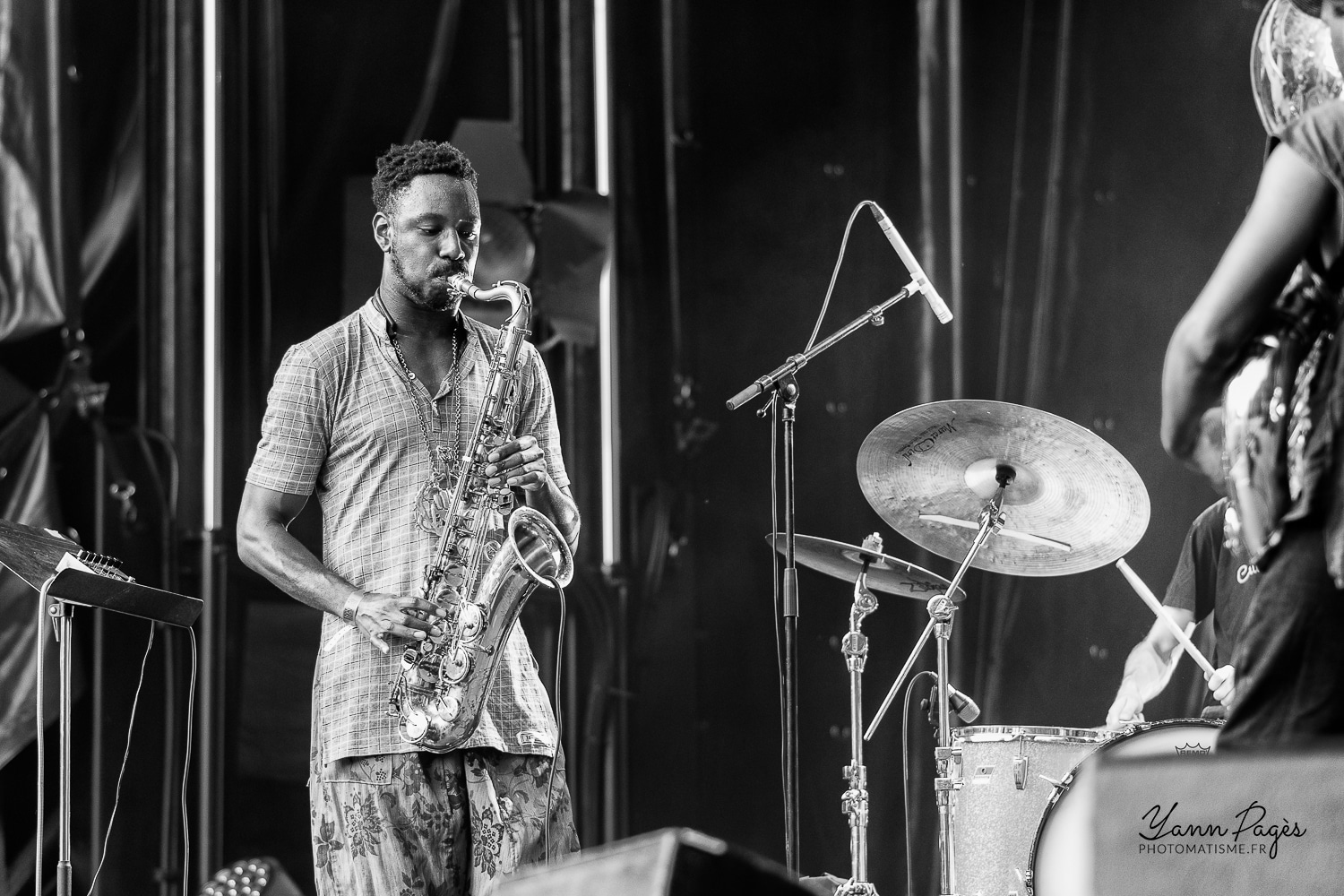 SHABAKA HUTCHINGS & SONS OF KEMET Festival Django Reinhardt - Fontainebleau - 7 juillet 2018 © Yann Pagès