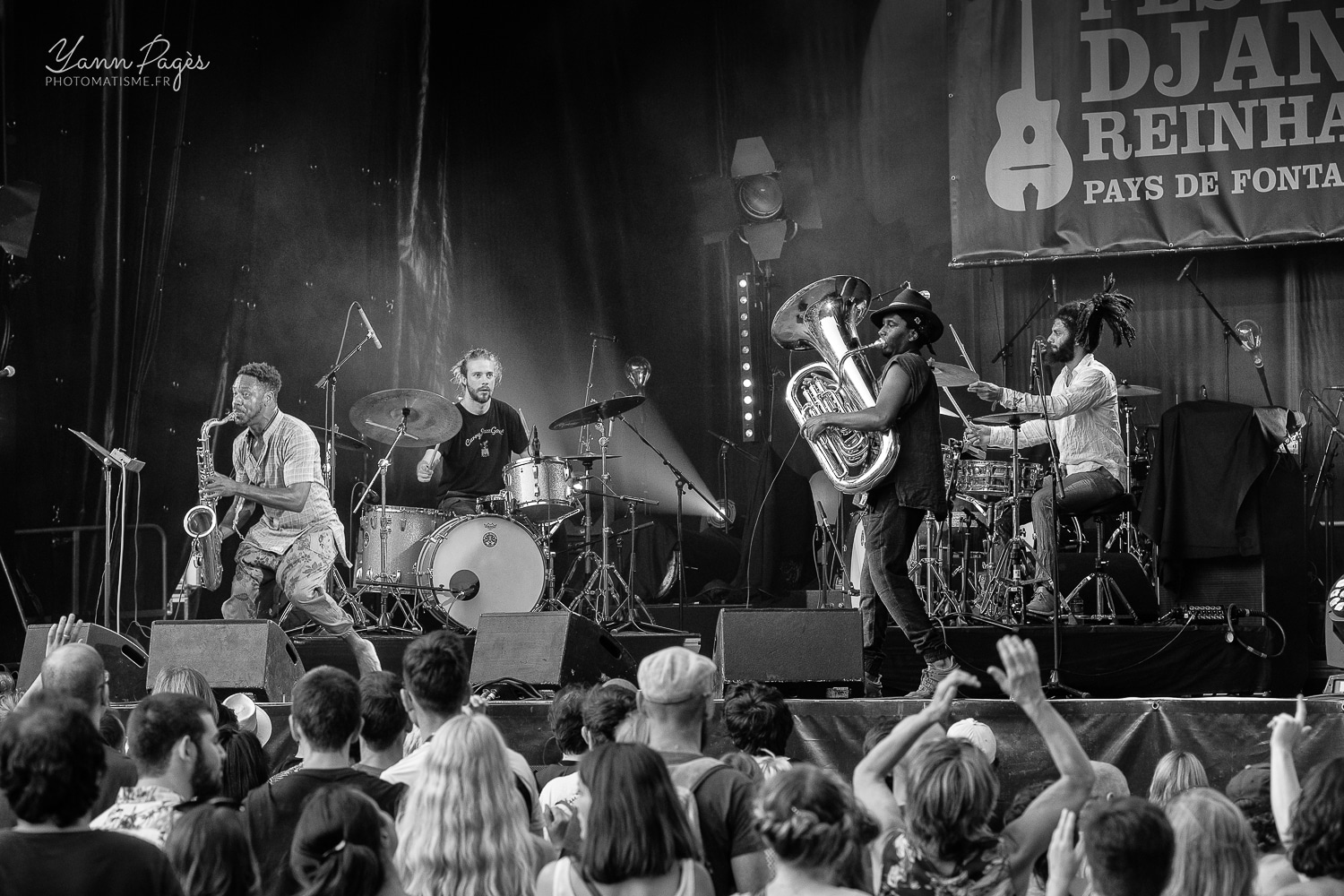 SHABAKA HUTCHINGS & SONS OF KEMET Festival Django Reinhardt - Fontainebleau - 7 juillet 2018 © Yann Pagès