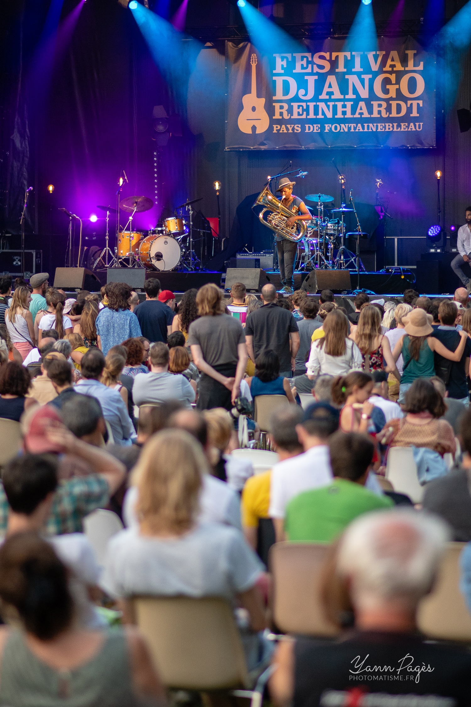 SHABAKA HUTCHINGS & SONS OF KEMET Festival Django Reinhardt - Fontainebleau - 7 juillet 2018 © Yann Pagès