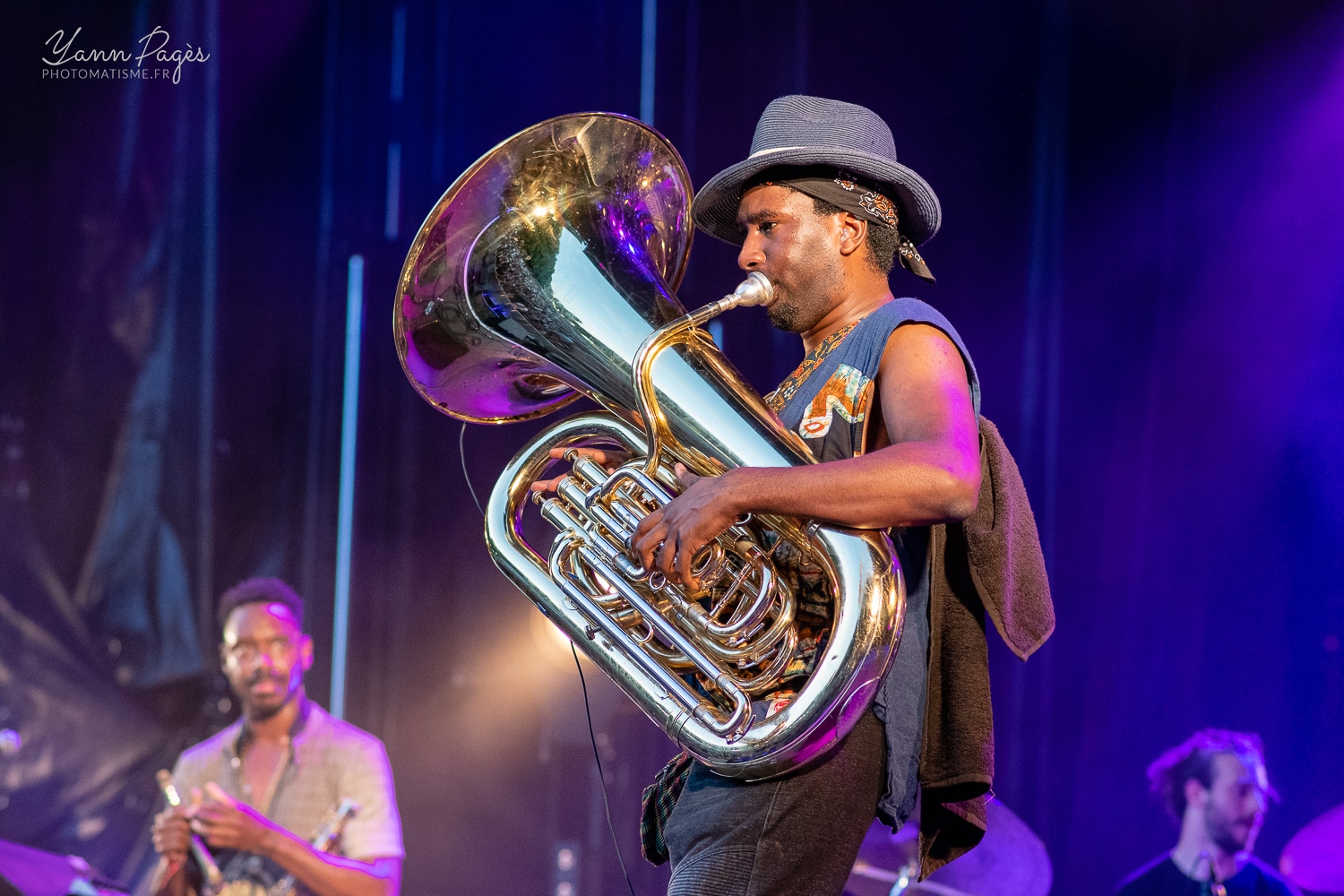 SHABAKA HUTCHINGS & SONS OF KEMET Festival Django Reinhardt - Fontainebleau - 7 juillet 2018 © Yann Pagès