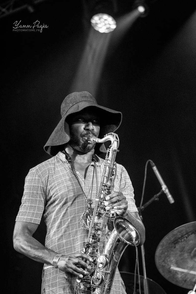 SHABAKA HUTCHINGS & SONS OF KEMET Festival Django Reinhardt - Fontainebleau - 7 juillet 2018 © Yann Pagès