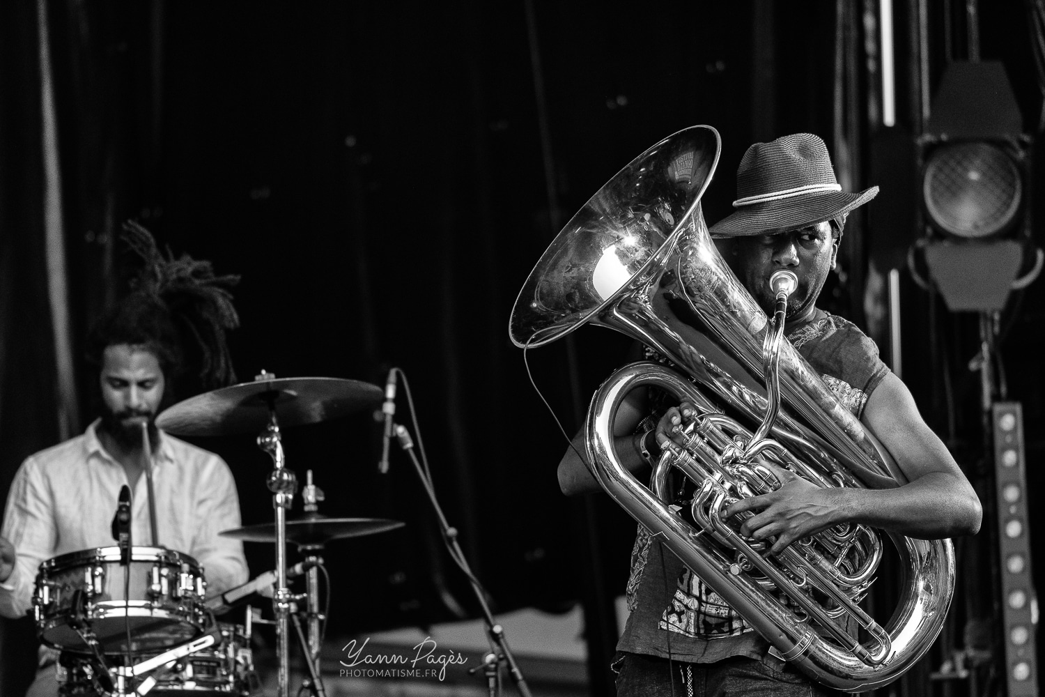 SHABAKA HUTCHINGS & SONS OF KEMET Festival Django Reinhardt - Fontainebleau - 7 juillet 2018 © Yann Pagès