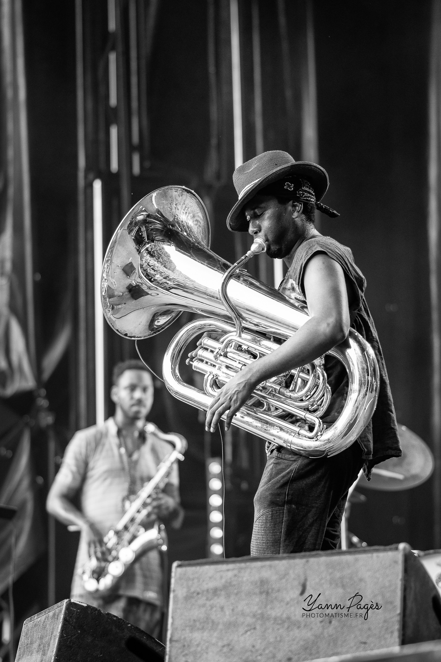 SHABAKA HUTCHINGS & SONS OF KEMET Festival Django Reinhardt - Fontainebleau - 7 juillet 2018 © Yann Pagès