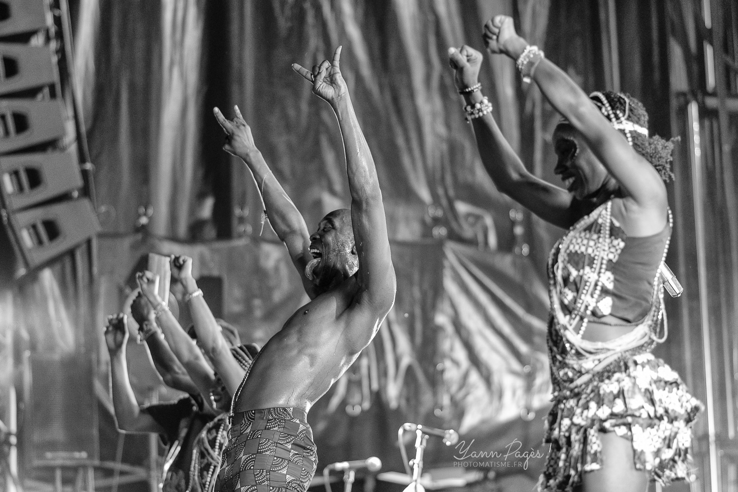 SEUN KUTI & EGYPT 80 Festival Django Reinhardt - Fontainebleau - 7 juillet 2018 © Yann Pagès