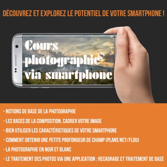 Cours particulier de photographie via smartphone - Montargis - Cours de 2h