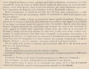 Jugement d'Edouard Buguet