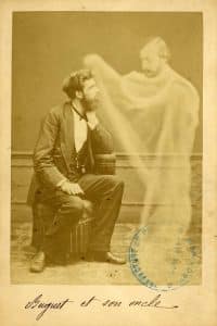 Photographe C. Robert (Edouard Isidore Buguet). Autoportrait d'Édouard Buguet et son oncle - Archives de la Préfecture de police de Paris
