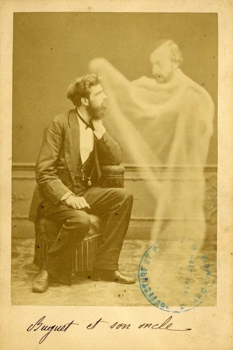 Photographe C. Robert (Edouard Isidore Buguet). Autoportrait d'Édouard Buguet et son oncle - Archives de la Préfecture de police de Paris