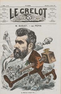 Edouard Buguet par Pépin - Le Grelot, 11 juillet 1875